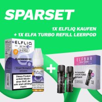 SPARSET: 1x Elfliq + ELFA Turbo - Refill Leerpods