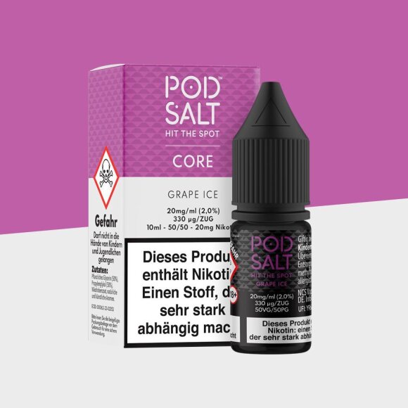 Pod Salt Core - Grape Ice 20mg/ml - E-Liquid