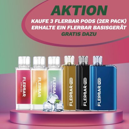 SPARSET FLERBAR: 3x Pods (2er Pack) + GRATIS Flerbar...