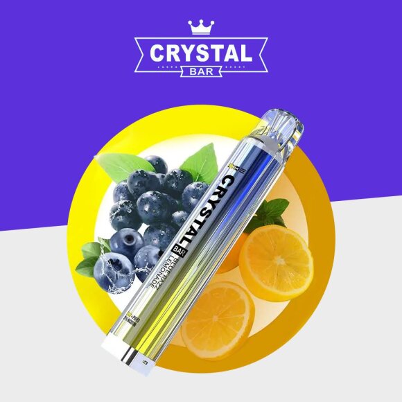 SKE Crystal Bar 600 - Blue Razz Lemonade - Einweg Vape