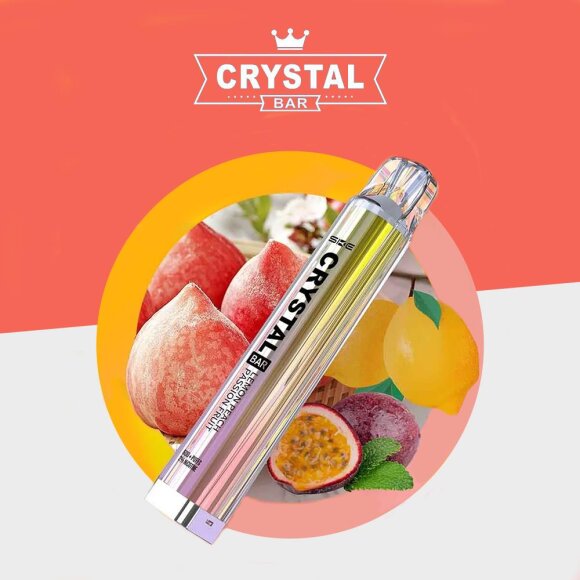 SKE Crystal Bar 600 - Lemon Peach Passion Fruit - Einweg Vape