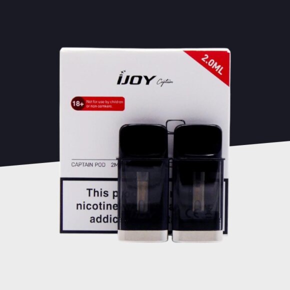 IJOY Captain - 0.8 Ohm - Refillable Pods (2er Pack)