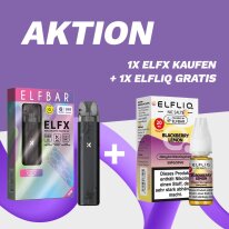 AKTION: ELFX Refillable Pod Kit + GRATIS Elfliq