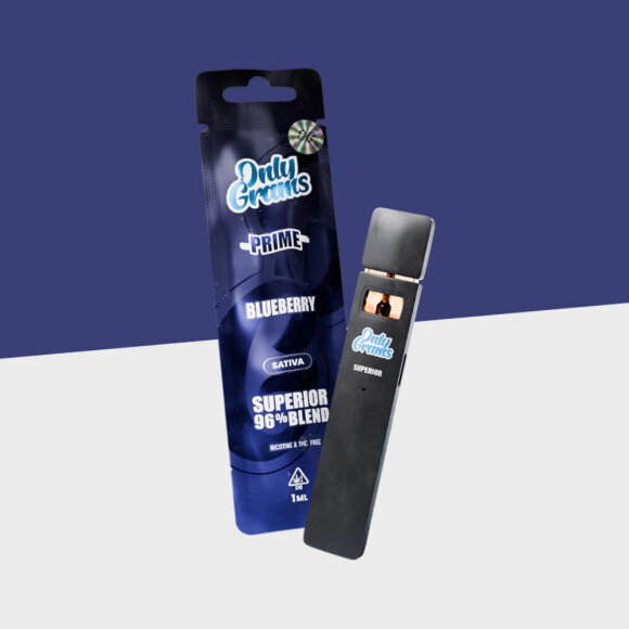 OnlyGrams - Blueberry - Superior Blend - Einweg Vape