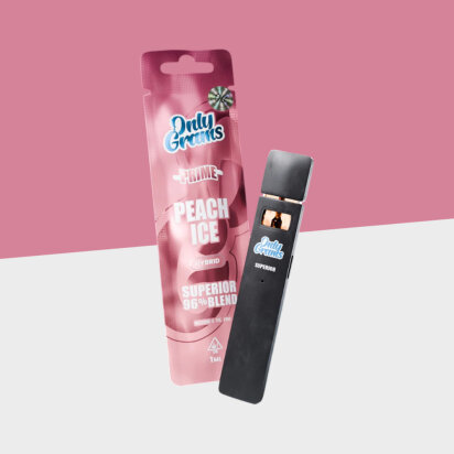 OnlyGrams - Peach Ice - Superior Blend - Einweg Vape