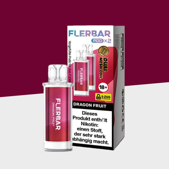 Flerbar - Dragon Fruit - Pod (2er Pack)