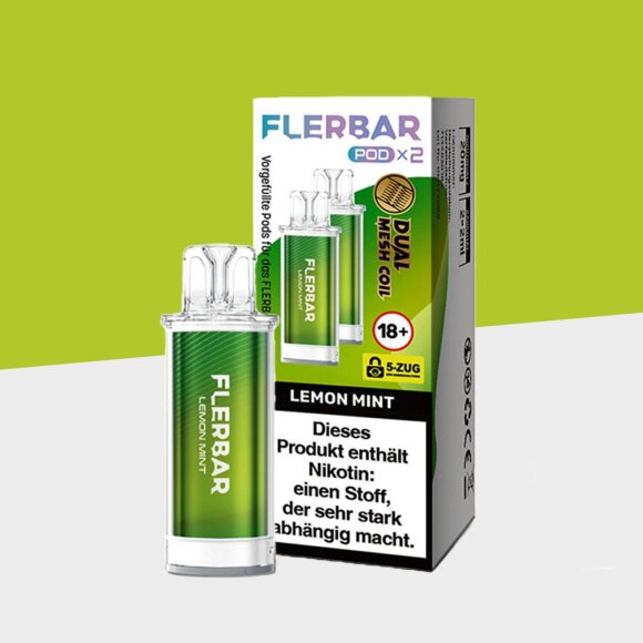 Flerbar - Lemon Mint - Pod (2er Pack)
