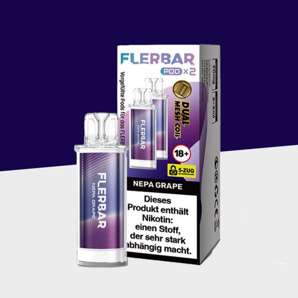 Flerbar - Nepa Grape - Pod (2er Pack)