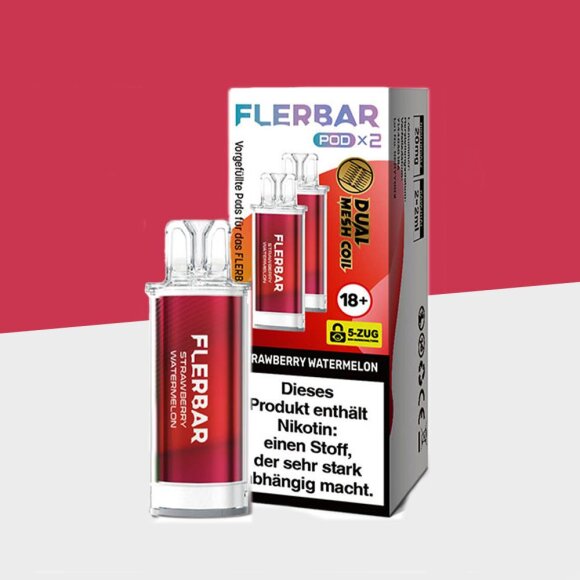 Flerbar - Strawberry Watermelon - Pod (2er Pack)