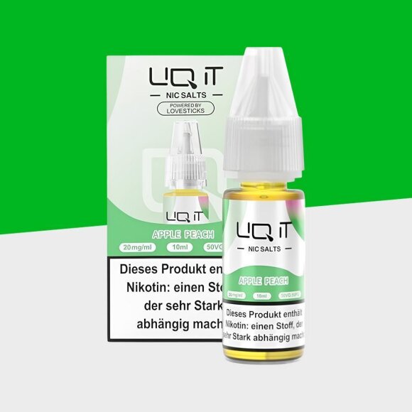 Lovesticks LIQ IT &ndash; Apple Peach 0mg/ml - E-Liquid
