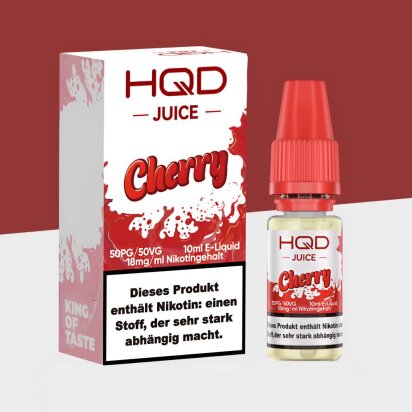HQD Juice - Cherry 18mg/ml - E-Liquid