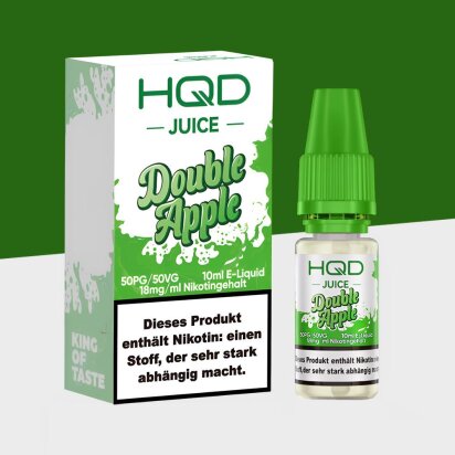 HQD Juice - Double Apple 18mg/ml - E-Liquid
