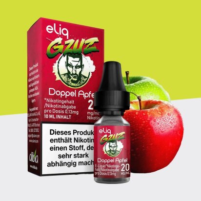 GZUZ eLiq - Doppelapfel 20mg/ml - E-Liquid