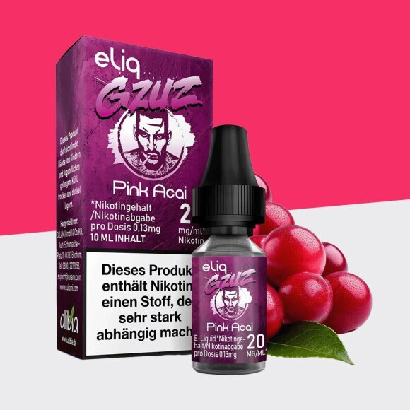 GZUZ eLiq - Pink Acai 20mg/ml - E-Liquid
