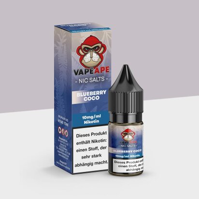 VapeApe - Blueberry Coco 10mg/ml - E-Liquid