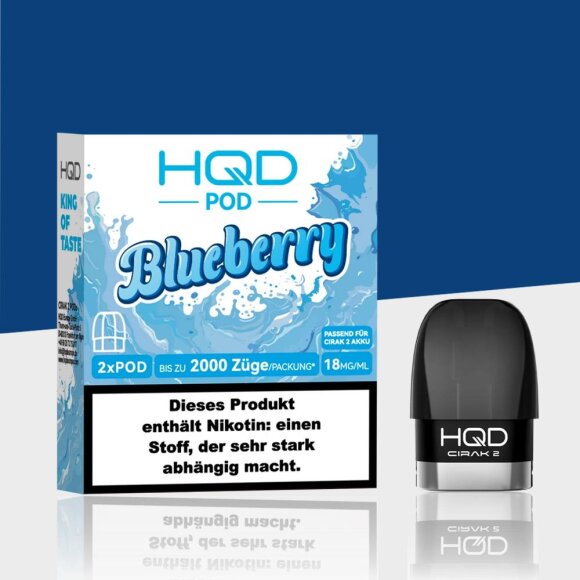 HQD Cirak 2 - Blueberry - Pods (2er Pack)