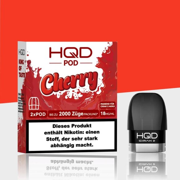 HQD Cirak 2 - Cherry - Pods (2er Pack)