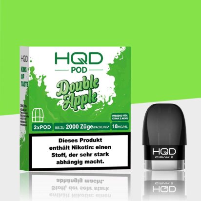 HQD Cirak 2 - Double Apple - Pods (2er Pack)