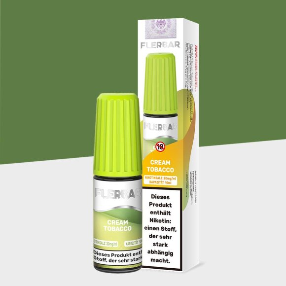 Flerbar - Cream Tobacco 20mg/ml - E-Liquid