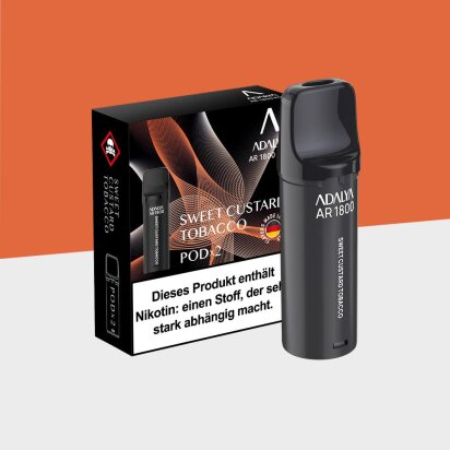 Adalya Alpha - Sweet Custard Tobacco - Pod (2er Pack)