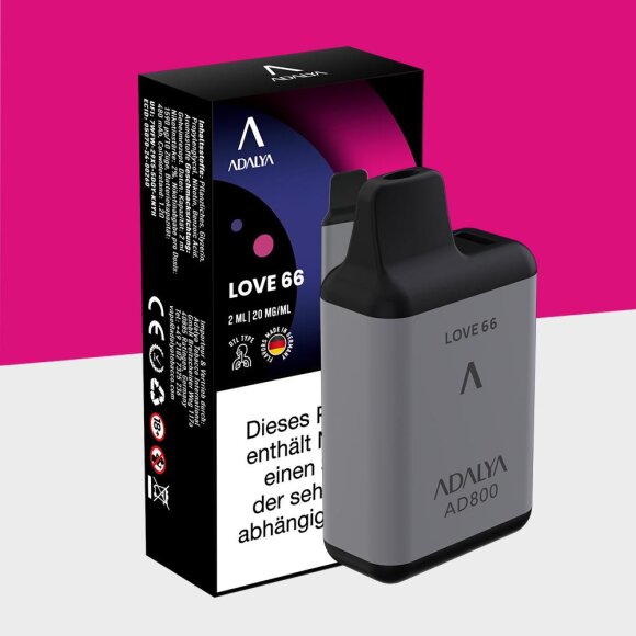 Adalya AD800 - Love 66 - Einweg Vape