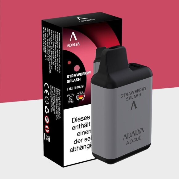 Adalya AD800 - Strawberry Splash - Einweg Vape