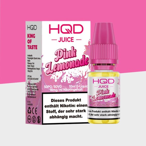 HQD Juice - Pink Lemonade 18mg/ml - E-Liquid