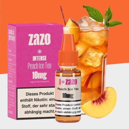 ZAZO Intense - Peach Ice Tea 10mg/ml - E-Liquid
