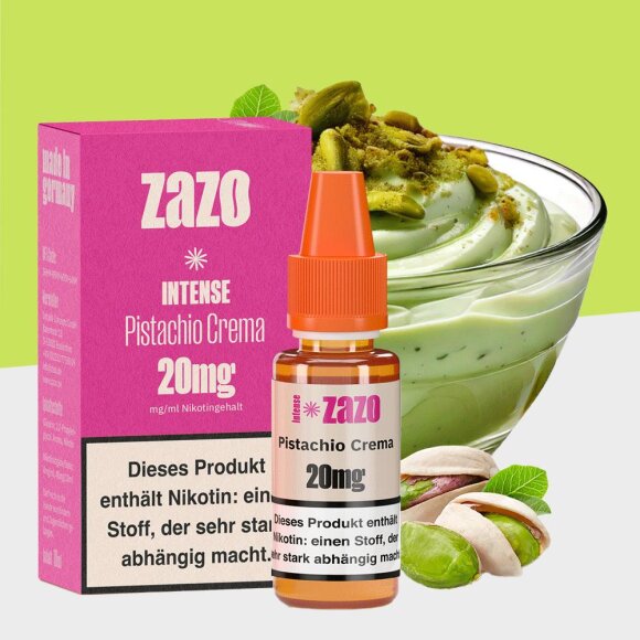 ZAZO Intense - Pistacchio Crema 20mg/ml - E-Liquid