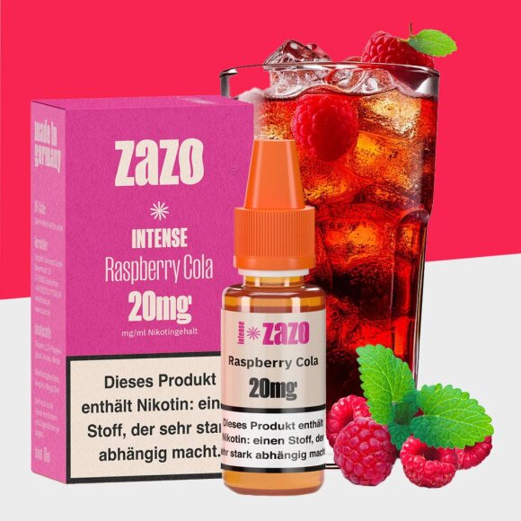 ZAZO Intense - Raspberry Cola 20mg/ml - E-Liquid