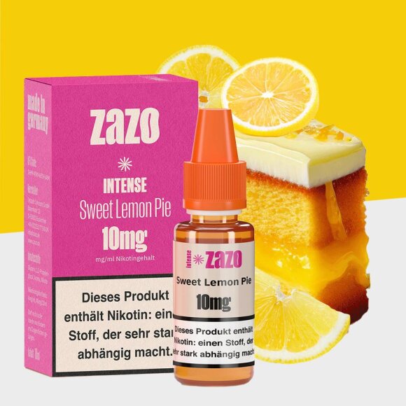 ZAZO Intense - Sweet Lemon Pie 10mg/ml - E-Liquid