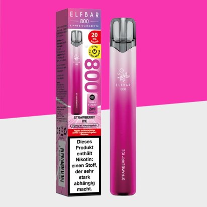 Elfbar 800 - Strawberry Ice - Einweg Vape