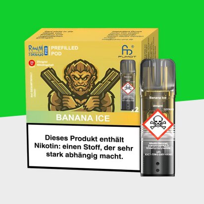 RandM Tornado - Banana Ice - Pod (2er Pack)