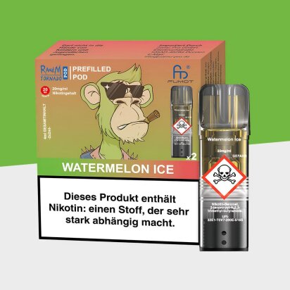 RandM Tornado - Watermelon Ice - Pod (2er Pack)
