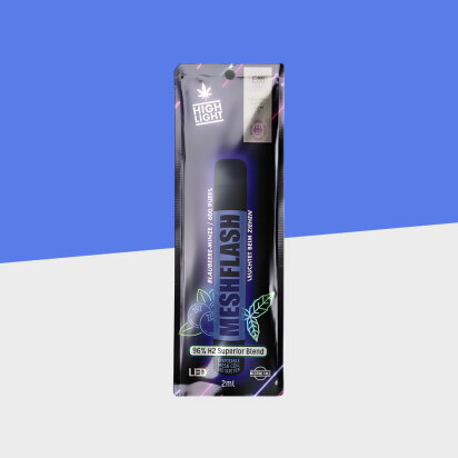 Mesh Flash - Blaubeere Minze - H2 - Einweg Vape