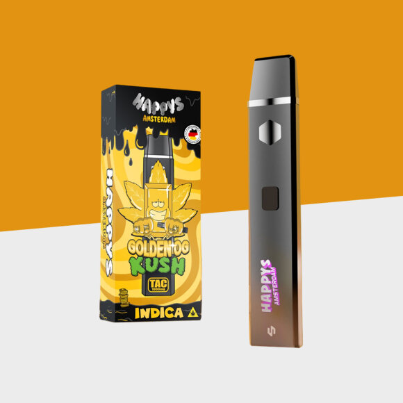 Happys Amsterdam - Golden OG Kush - TAC Einweg Vape