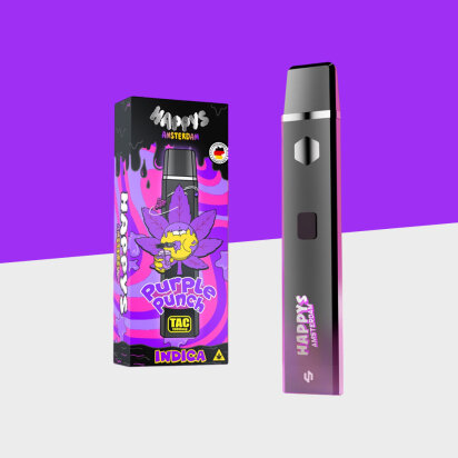 Happys Amsterdam - Purple Punch - TAC - Einweg 600 Z&uuml;ge