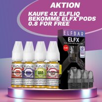 AKTION: 4x Elfliq + GRATIS ELFX Pods