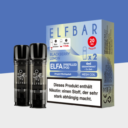 ELFA by Elfbar - Blackberry Lemon &ndash; Pod (2er Pack)
