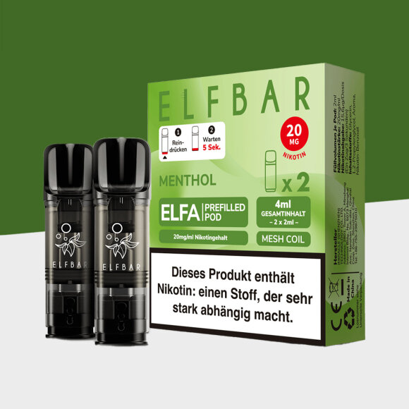 ELFA by Elfbar - Menthol - Pod (2er Pack)