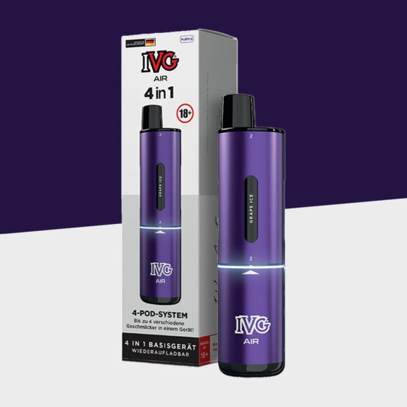 IVG Air 4 in 1 - Purple - Pod System - Basisger&auml;t