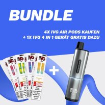 AKTION: 4x IVG Air Pods + GRATIS 1x IVG 4 in 1 Ger&auml;t
