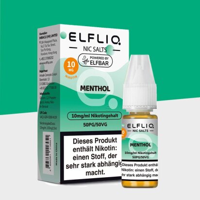 Elfliq by Elfbar - Menthol 10mg/ml - E-Liquid