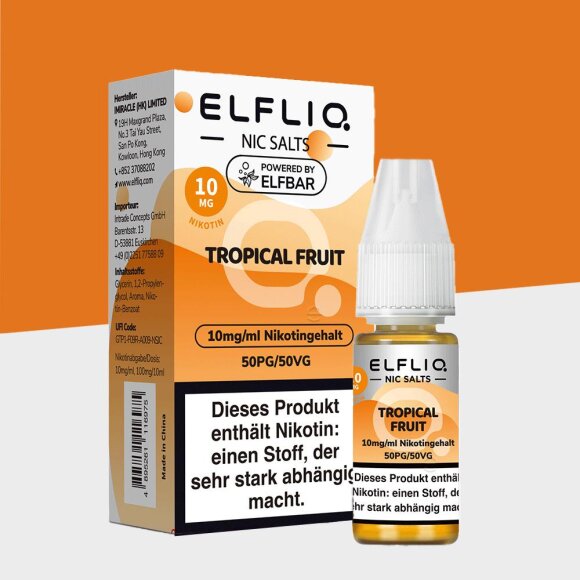 Elfliq by Elfbar - Tropical Fruit 10mg/ml - E-Liquid