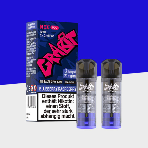 Grabit Nex - Blueberry Raspberry - Pod (2er Pack)