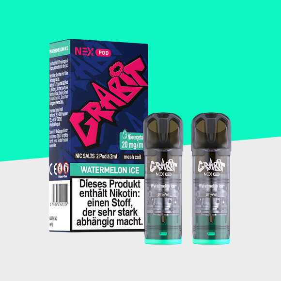 Grabit Nex - Watermelon Ice - Pod (2er Pack)