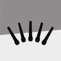 Hygienemundst&uuml;cke - 100 St&uuml;ck - Schwarz