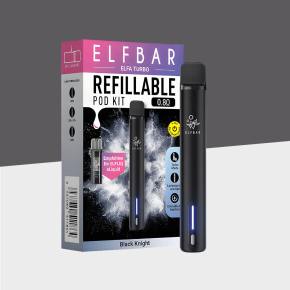 ELFA Turbo - Black Knight - Refillable Pod Kit
