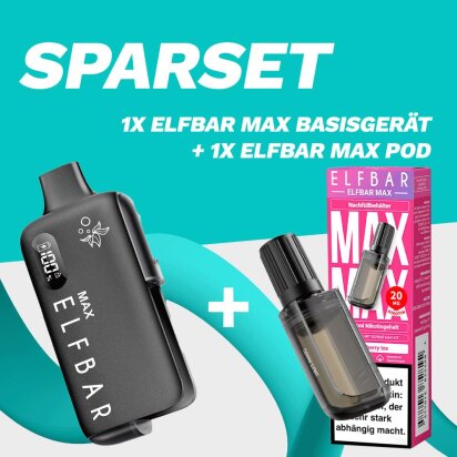 SPARSET: Elfbar MAX Basisger&auml;t + 1 Pod