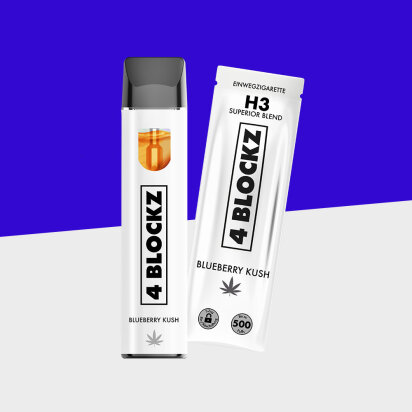4BLOCKZ - Blueberry Kush &ndash; H3 - Einweg Vape